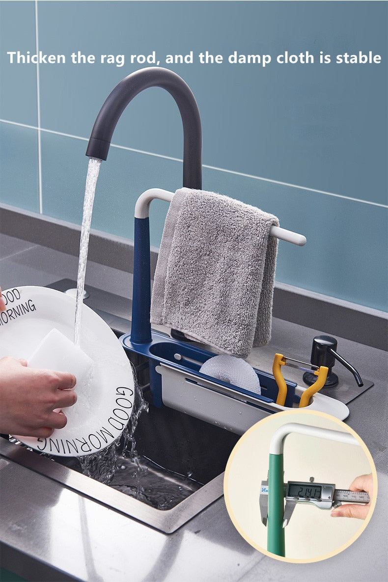 Glow & Grow™ Telescopic Sink Rack